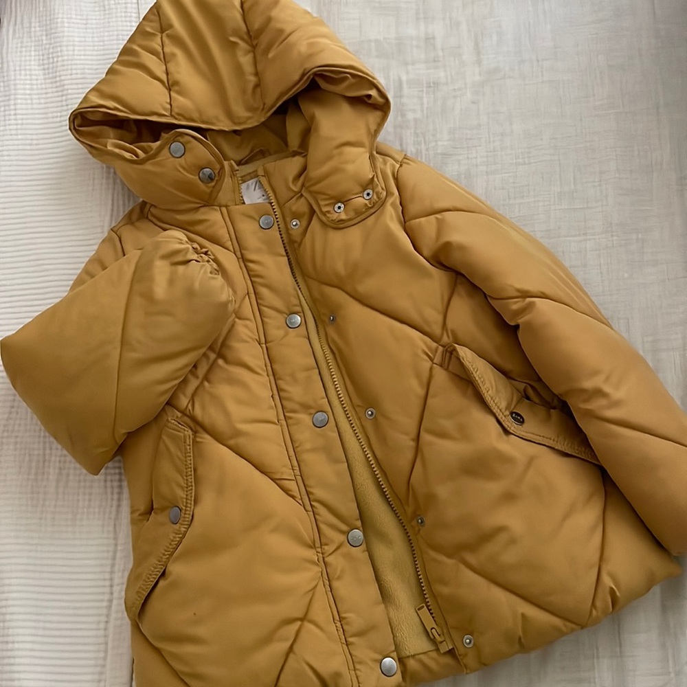 Gold Puffer Jacket